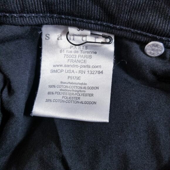 Sandro Paris Distressed Midrise Jeans - Picture 10 of 13